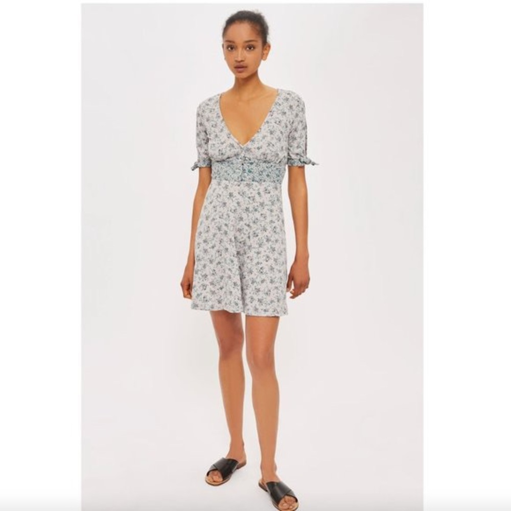 Topshop Floral Dress